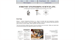 Desktop Screenshot of forensicengineeringsciences.com